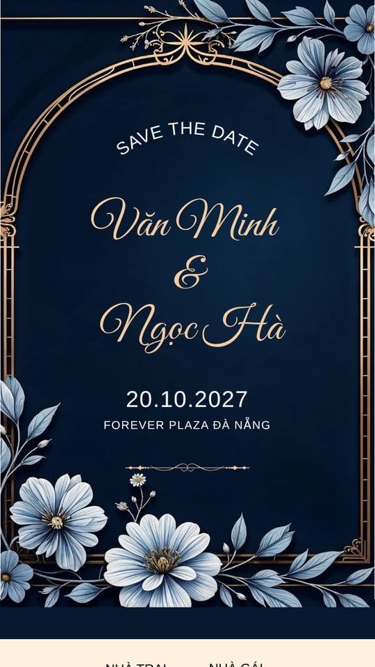 Mẫu thiệp cưới online: Tender Memories