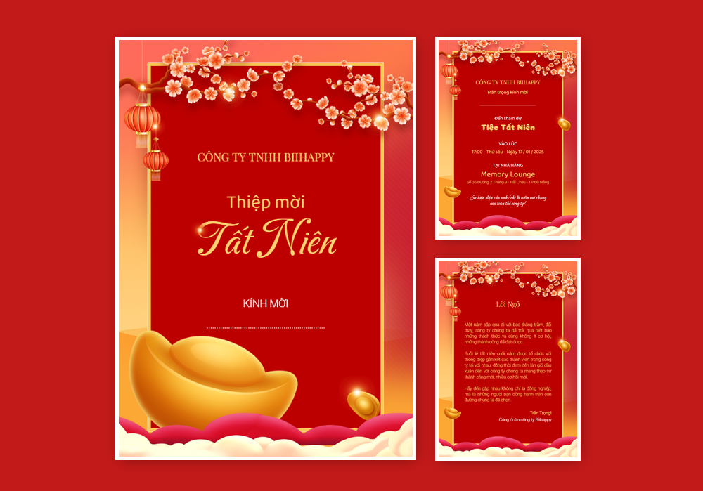 Mẫu thiệp tất niên 413 | Thiệp mời online | invitePRO