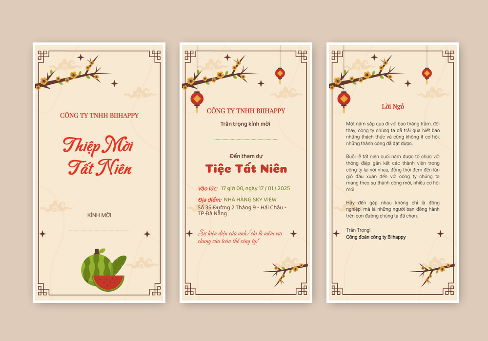 Mẫu thiệp tất niên 414 | Thiệp mời online | InvitePro by Biihappy