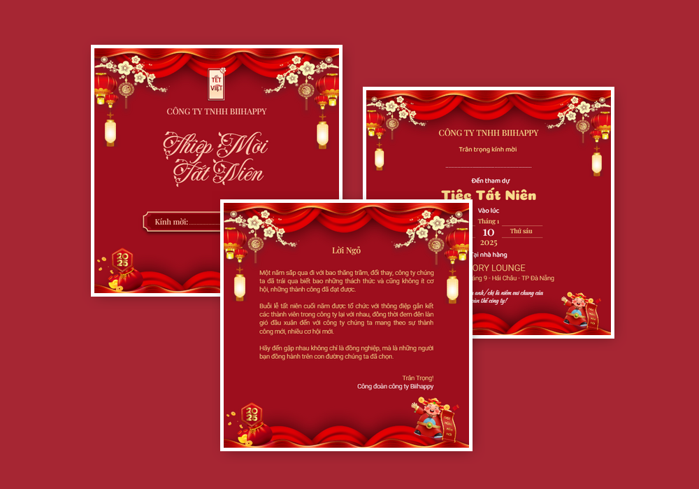 Mẫu thiệp tất niên 415 | Thiệp mời online | InvitePro by Biihappy
