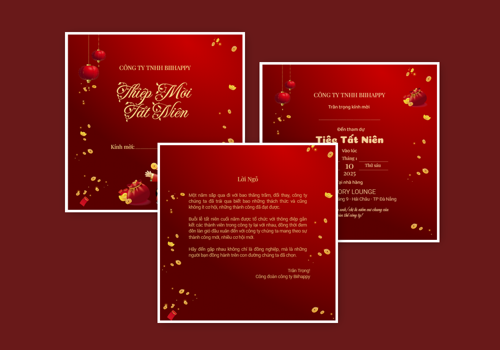 Mẫu thiệp tất niên 419 | Thiệp mời online | InvitePro by Biihappy