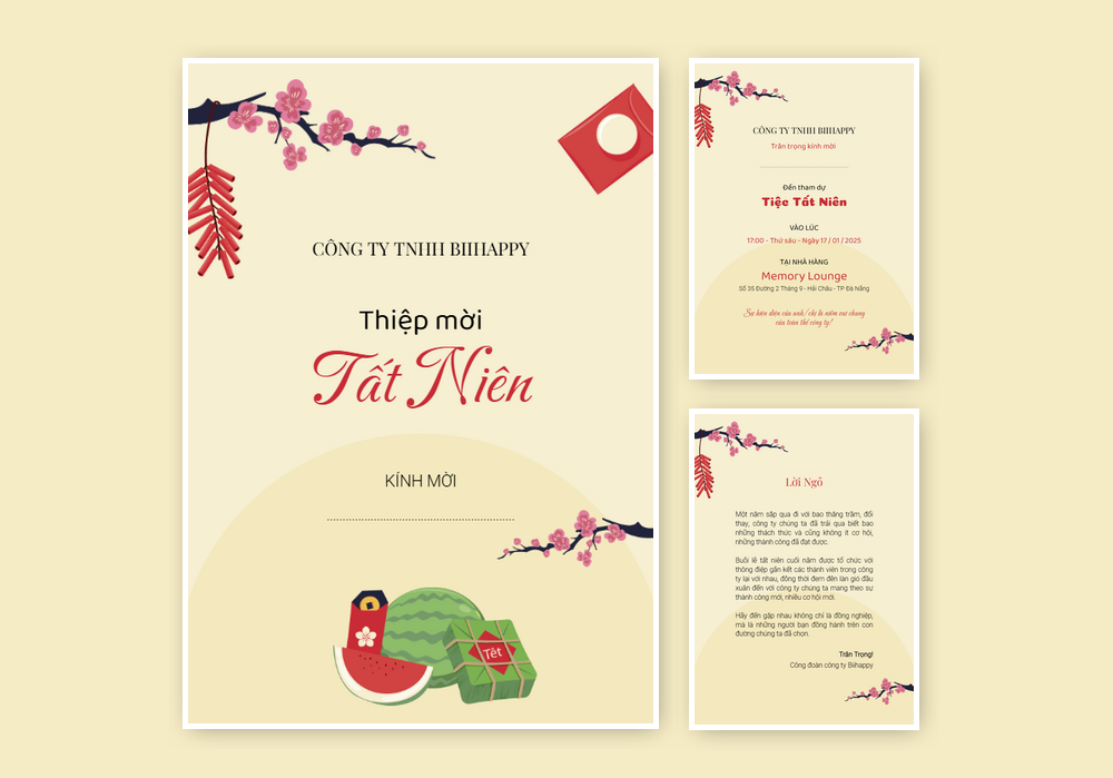 Mẫu thiệp tất niên 425 | Thiệp mời online | InvitePro by Biihappy