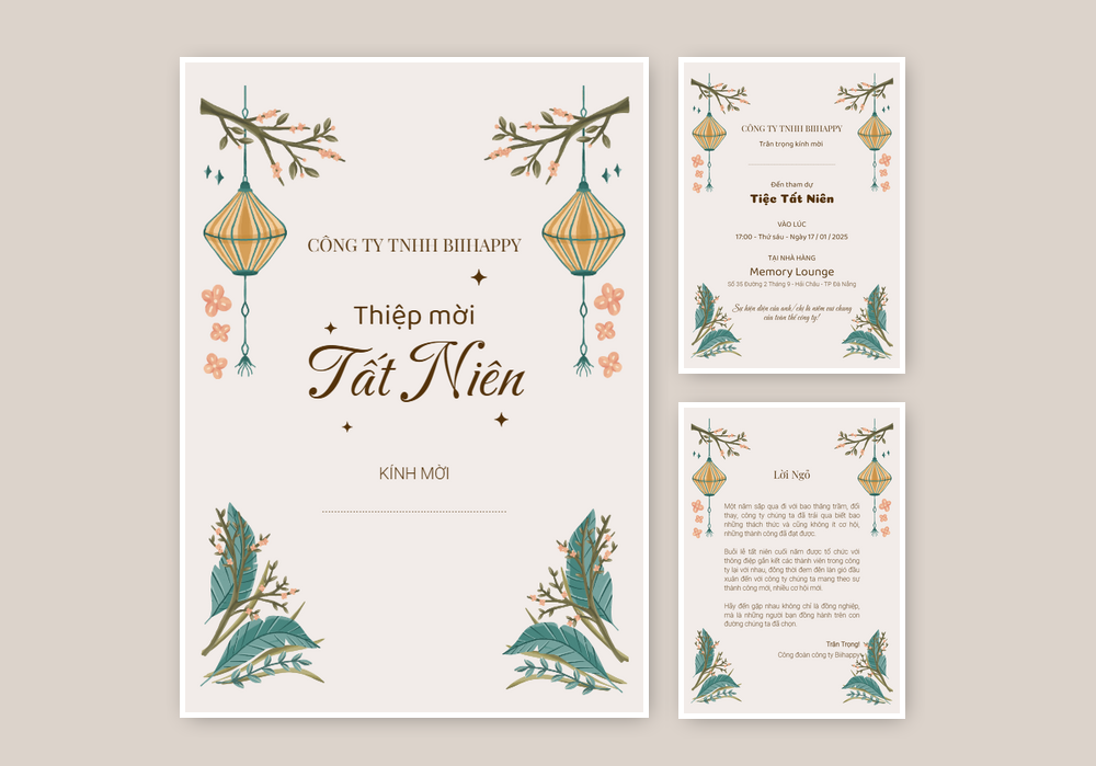 Mẫu thiệp tất niên 426 | Thiệp mời online | InvitePro by Biihappy