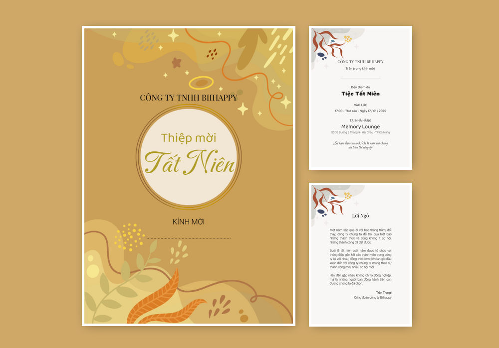 Mẫu thiệp tất niên 427 | Thiệp mời online | InvitePro by Biihappy