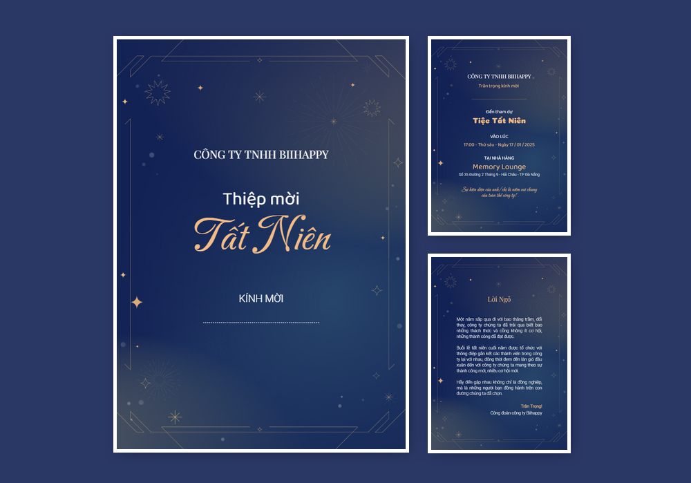 Mẫu thiệp tất niên 433 | Thiệp mời online | InvitePro by Biihappy
