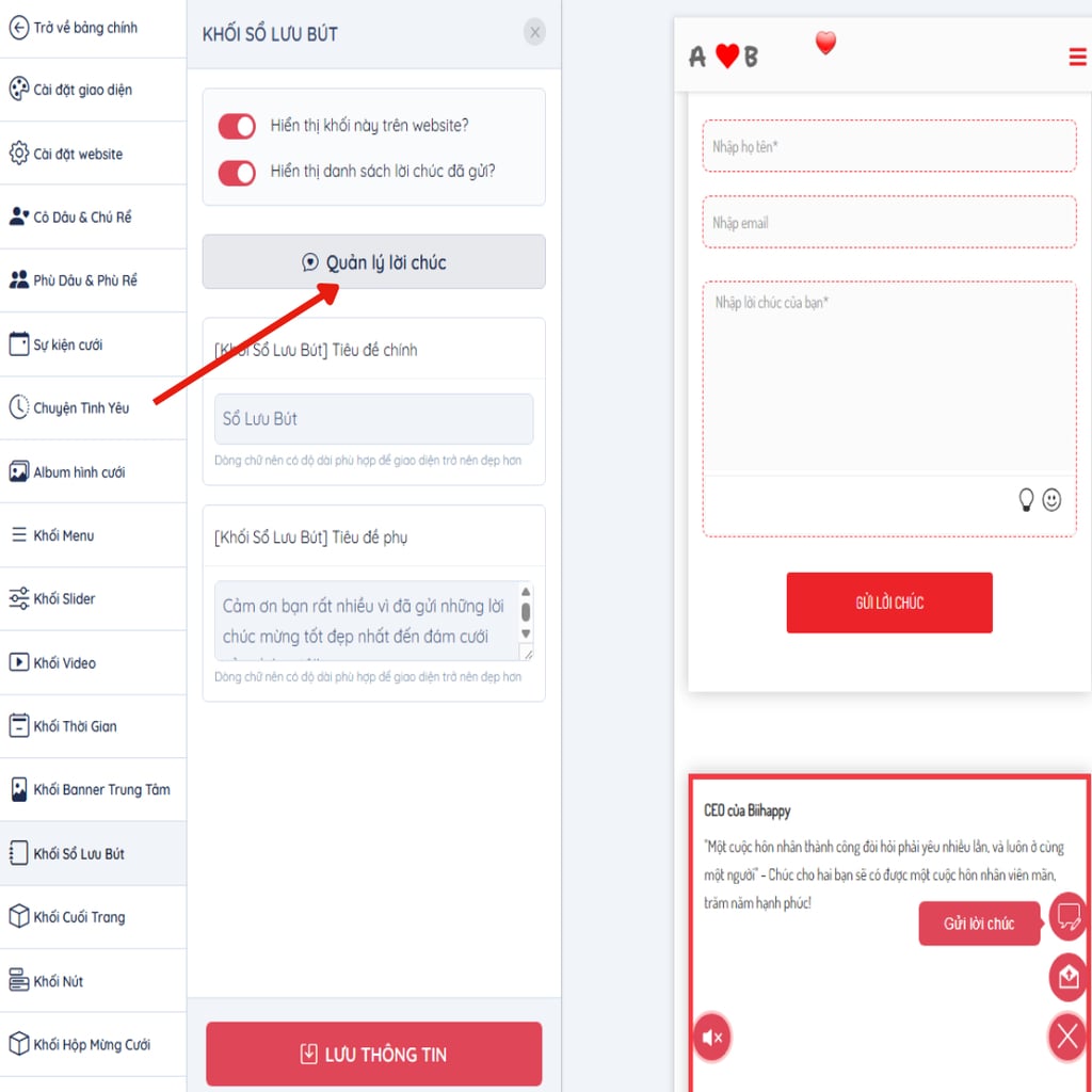cập nhật Khối Sổ Lưu Bút | Thiệp cưới online iWedding!