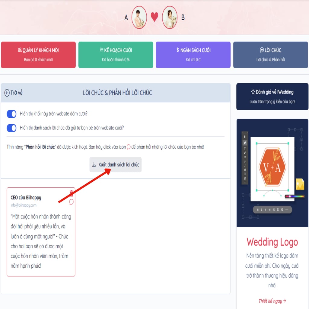cập nhật Khối Sổ Lưu Bút | Thiệp cưới online iWedding!