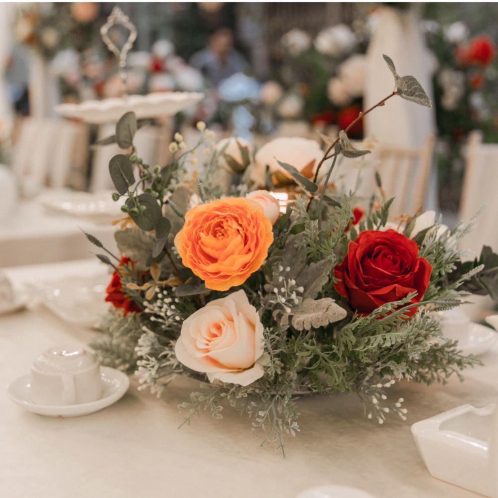 Tiệc cưới tại tư gia nhà gái